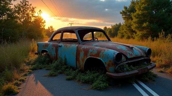 Se débarrasser facilement d'une épave de véhicule accidenté